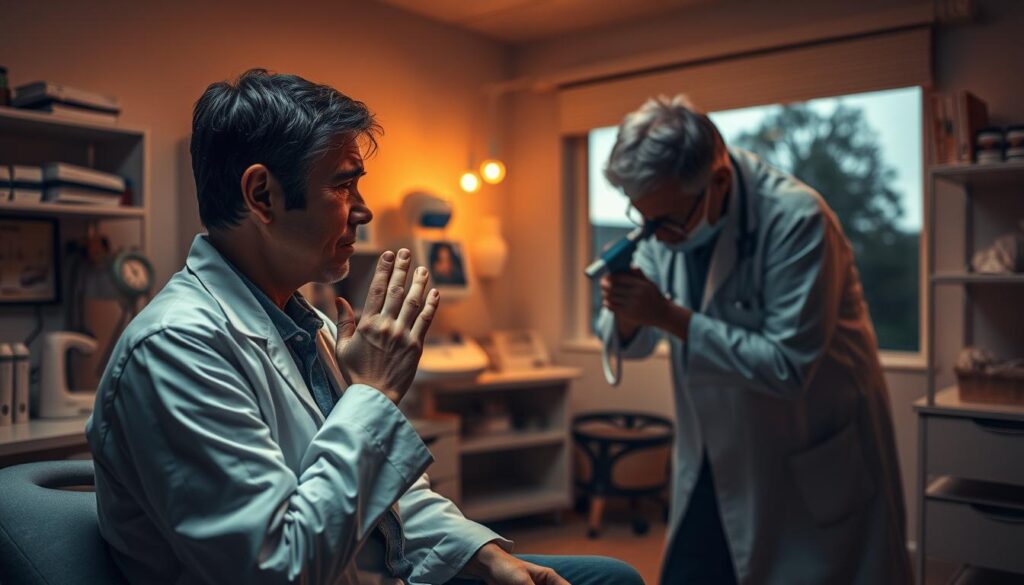 when to see a doctor about ear humming
